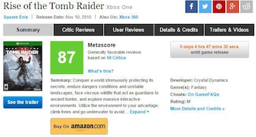 Todas las notas de Rise of the Tomb Raider