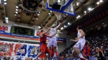 Última visita a moscú. El Madrid jugó en la pista del CSKA en la primera vuelta del Top-16 de hace dos temporadas: cayó 85-71.