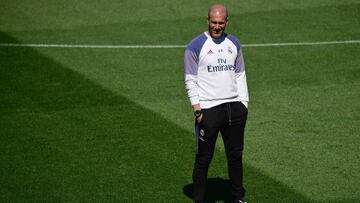 El entrenador del Real Madrid, Zinedine Zidane.