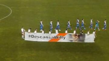 Sentido homenaje a Wilfred en Vallecas: 'Descansa Willy'