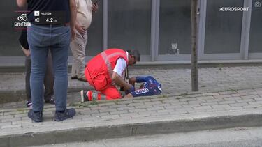 Caída de Mikel Landa