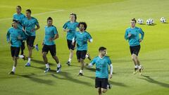 Real Madrid put in one last session ahead of Al-Jazira game