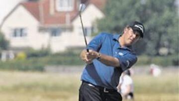 <b>MICKELSON, EN ACCIÓN. </b>Busca su primer triunfo en el British.