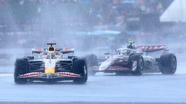 Isack Hadjar durante el Gran Premio de Gran Bretaña de Fórmula 1 disputado en el circuito de Silverstone.