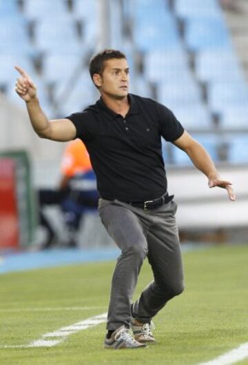 El entrenador del Almería, Francisco Rodríguez.