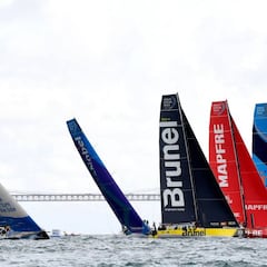 El 'Mapfre' roza la victoria en espectacular lucha con 'Brunel'