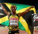 Shelly Ann Fraser-Pryce, tres veces campeona en 100 metros