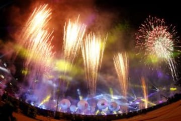 Pirotecnia en la inauguración de Copa América Chile 2015