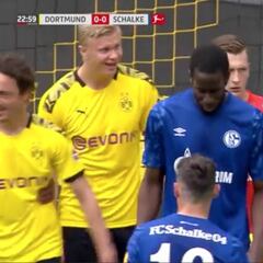 Haaland no fue un santo: esto le hizo a Todibo antes de que este le dijera "Vete a f... a tu abuela"