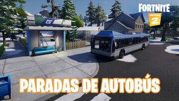 Fortnite Capítulo 2 - Temporada 1 | Desafío de Cura vs. Toxina: visita distintas paradas de autobús en una misma partida