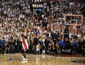 Fiebre en Canadá: los Raptors se han garantizado como mínimo un séptimo partido que se jugaría en su pista.