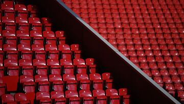 Soccer Football - Premier League - Sheffield United v Southampton - Bramall Lane, Sheffield, Britain - March 6, 2021 General view inside the stadium showing empty seats due to the coronavirus disease (COVID-19) Pool via REUTERS/Laurence Griffiths EDITORIA