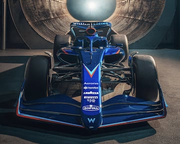 El coche de los pilotos Alex Albon y Nicholas Latifi para 2022.