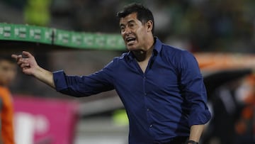 Jorge Almirón durante el partido entre Nacional y Alianza Petrolera por Liga Águila II-2018