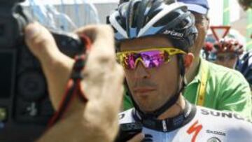 Contador: "No iba mal colocado, tuve mala suerte"