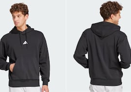 Las rebajas de enero traen esta sudadera negra de Adidas por 20 euros
