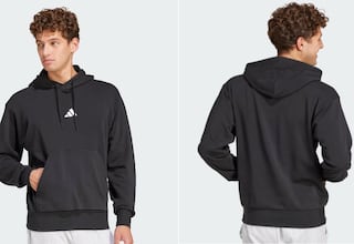 Las rebajas de enero traen esta sudadera negra de Adidas con hasta un 49% de descuento
