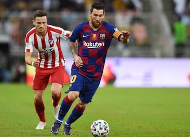 Messi thwarted by the Atlético Madrid rearguard