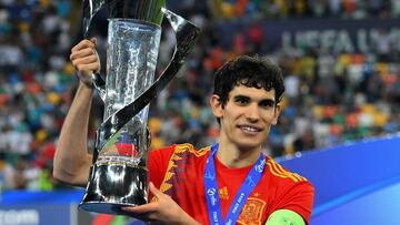 Jesús Vallejo, jugador de la selección española Sub-21
