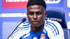 Néiser evita hablar de Millonarios y se enfoca en Cruzeiro: “Vengo a aprender”