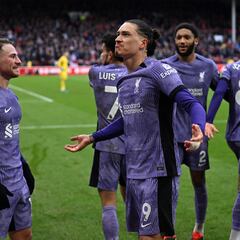 Los números de Darwin Núñez que dejan en incógnita su estancia en Liverpool