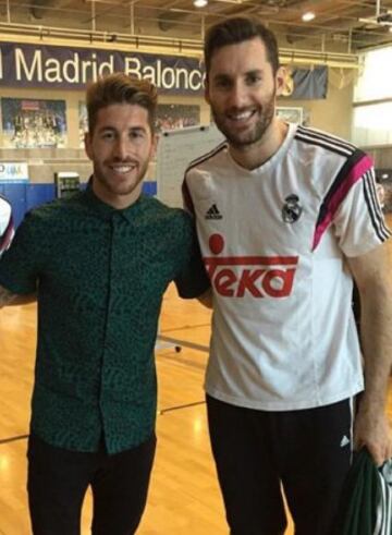 Sergio Ramos y Rudy Fernández.  