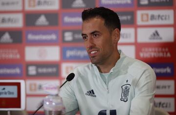 Rueda de prensa de Sergio Busquets.