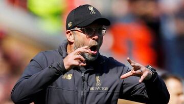 Juergen Klopp en un partido ante el Wolverhampton 