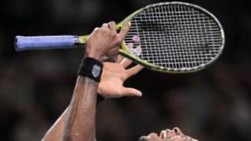 Gaël Monfils, exultante.