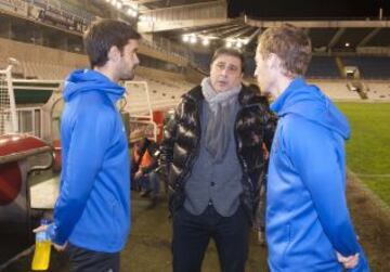 Xabi Prieto, Loren y Ruben Pardo.