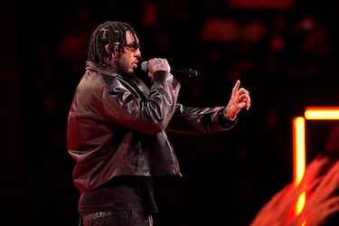 Actuación del rapero Gelo durante la noche de los Concursos.