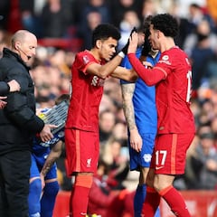 Luis Díaz: "Debut soñado, es increíble estar en Anfield"