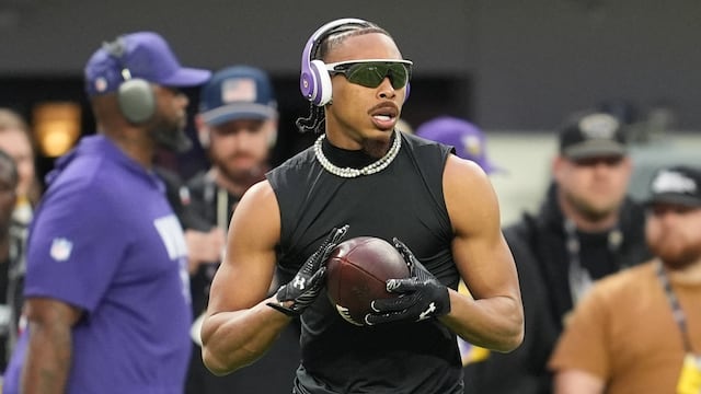 The Minnesota Vikings may have question marks at quarterback, but the target marking receiver Justin Jefferson is as big as they come.