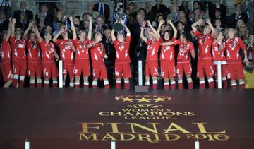 El FFC Turbine Potsdam, campe&oacute;n de la Champions femenina en 2010 en el Coliseum Alfonso P&eacute;rez de Getafe.
 