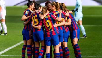 Jugadoras del Barça.