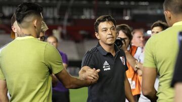 Gallardo: "Mi opinión es que no se debía jugar el partido"