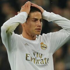 ¿James tendría su temporada con menos minutos en Europa?