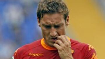 Totti no estará hoy ante el Lazio.