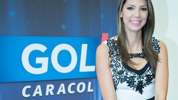 Equipo del Gol Caracol para las eliminatorias al Mundial Rusia 2015. Ana Maria Navarrete.