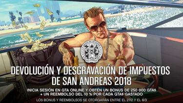 GTA Online: Campaña de devolución y desgravación de San Andreas