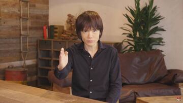 Masahiro Sakurai en el E3 2018.