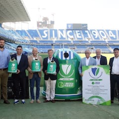 El Málaga incentiva el reciclaje de vidrio