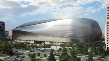 La reforma del Santiago Bernabéu, estadio del Real Madrid.