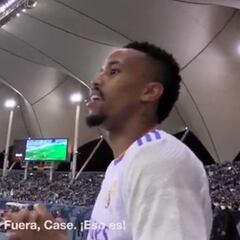 Esto de Militao tras ser expulsado emociona al merengue y no es para menos: compromiso total