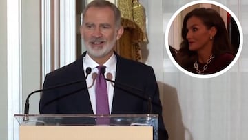 El momentazo de Felipe VI sobre los gustos musicales de la reina Letizia que la deja con esta cara