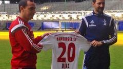 Marcelo D&iacute;az utilizar&aacute; la camiseta 20 en el Hamburgo. 