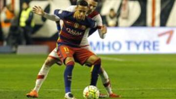 Neymar frente a Quini.