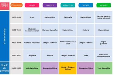 Programa Aprende en Casa: en qué canal se emitirá, calendario y horarios