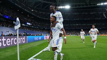 Rodrygo y Camavinga, en el Real Madrid-Manchester City. 