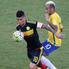 James pasa desapercibido y Neymar gana el pulso